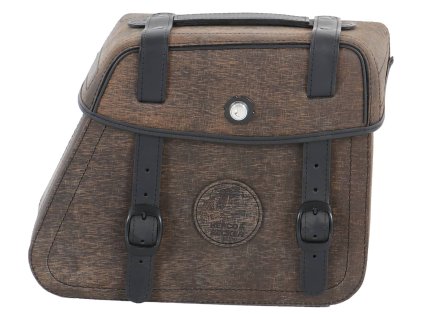 Jedna kožená brašna Rugged pro Cutout hnědá, pravá