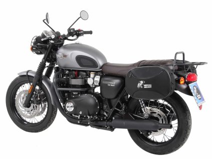 Boční nosič C-Bow chromovaný pro Triumph Bonneville T 100/Black (2017-)