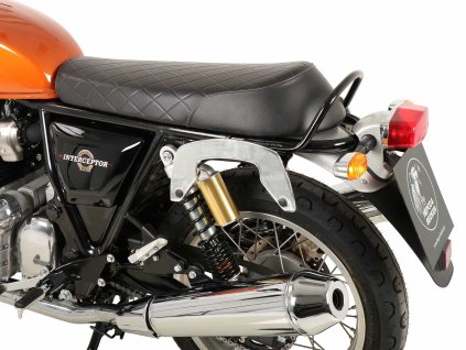 Chromovaný boční nosič C-Bow pro Royal Enfield Interceptor (2018-) / Continental 650 / GT 650 (2019-)