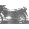 Kompletní sada nosičů (boční nosič kufrů a horní nosič kufrů z trubek) černá pro Honda XL 500 S (1979-1981)