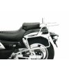 Kompletní sada nosiče (boční nosič kufru a horní nosič kufru z trubek) chrom pro Kawasaki EL 250 (1994)/EL 252 (1996-2003)