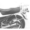 Kompletní sada nosičů (boční nosič kufru a horní nosič kufru z trubek) chrom pro Suzuki GR 650 E (1983-1985)