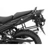Boční nosič kufrů Lock-it černý pro Suzuki GSF 650 S Bandit ABS (2009-2011) / GSF 1250 ABS (2010-2014) (černé stupačky pro pilota)