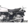 Kompletní sada nosiče (boční nosič kufrů a horní nosič kufrů z trubek) černá pro BMW R 45 (1978-1985)/R 65 (1978-1985) (2 vzpěry zavěšení)