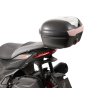 Journey Topcase 40 black/silver včetně specifického nosiče pro model Aprilia SR GT 125/200/Sport (od 2022)