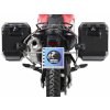Nerezová sada nosičů kufrů s výřezem, včetně černých kufrů s výřezem Xplorer CutOut, pro BMW F 700 GS (2012-2017)