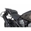 Černá sada nosičů kufrů s výřezem, včetně stříbrných kufrů s výřezem Xplorer CutOut, pro Harley Davidson Pan America (2021-)