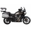 Černá sada nosičů kufrů s výřezem, včetně stříbrných kufrů s výřezem Xplorer CutOut, pro Harley Davidson Pan America (2021-)