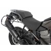 Černá sada držáků kufrů s výřezem, včetně černé sady kufrů Xplorer CutOut, pro Harley Davidson Pan America (2021-)