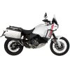 Černá sada nosičů kufrů s výřezem, včetně stříbrných kufrů s výřezem Xplorer CutOut, pro Ducati Desert X (2022-)