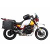 Boční nosič kufru pevný černý pro Moto Guzzi V 85 TT (2019-2023)