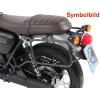 Boční nosič kufru, přišroubovaný chrom pro Triumph Bonneville T 100/Black (2017-)