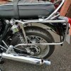 Boční nosič kufru, přišroubovaný chrom pro Triumph Bonneville T 100/Black (2017-)