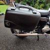 Boční nosič kufru, přišroubovaný chrom pro Triumph Bonneville T 100/Black (2017-)