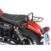 Černý trubkový nosič zavazadel pro Moto Guzzi V 9 Roamer (krátké sedadlo)(2016)