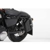 Kanystr 4ltr. včetně držáku výřezu vlevo černý pro Harley-Davidson Sportster 883 Roadster/Iron 883/Super Low/Lo