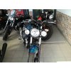 Sada přídavných světlometů Twinlight (dálková světla) včetně držáku a kabelu černá pro Moto Guzzi V7 III (Stone, Special, Anniversario, Racer) (2017-2020)