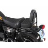 Sissybar bez nosiče zavazadel černý pro Moto Guzzi V 9 Bobber (dlouhé sedadlo)(2017-2020)
