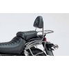 Sissybar s chromovaným nosičem zavazadel pro Kawasaki EL 250 (1994)/EL 252 (1996-2003)
