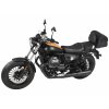 Sissybar s nosičem zavazadel černý pro Moto Guzzi V 9 Bobber (dlouhé sedadlo)(2017-2020)