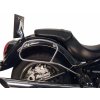 Chromovaný trubkový kožený držák brašen pro Kawasaki VN 2000 (2004-2010)