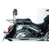 Chromovaný trubkový kožený držák brašen pro Suzuki C 1800 R Intruder (2008-2010)