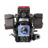 Kožený držák brašen s výřezem černý pro Yamaha SCR 950 (2017-2020)