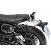 Kožený držák brašen s výřezem černý pro Yamaha SCR 950 (2017-2020)