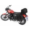 Černé držáky kožených brašen s výřezem pro Moto Guzzi V 9 Bobber/Sport (2016-2020)