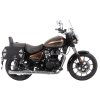 Chromovaný boční nosič C-Bow pro Royal Enfield Meteor 350 (2021-)
