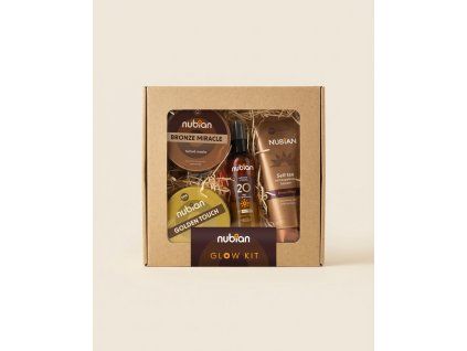 Nubian Glow kit etiketa