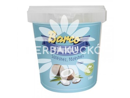 Kokosový olej vo vedre