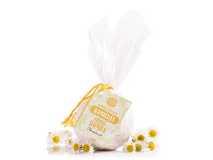 Kamilková bomba do kúpeľa