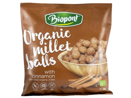 Bio Pšenové guličky, škoricová príchuť