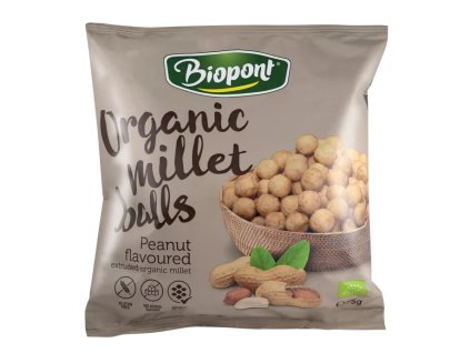 Bio Pšenové guličky, arašidová príchuť