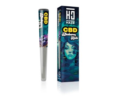 heavens haze cbd pre roll blueberry kush 1g