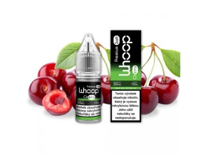 Whoop Cherry 10ml - Nicotină lichidă sărată: 20mg