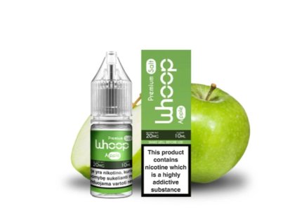 Whoop Apple 10ml - Nicotină lichidă sărată: 20mg