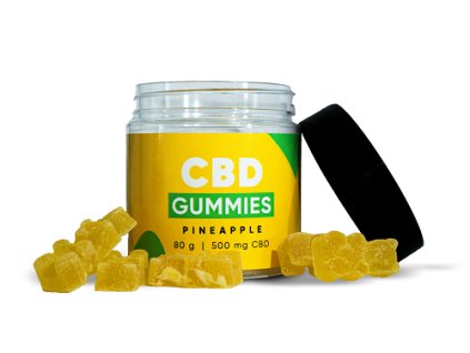CBD Gummies ananas a gumici 500pix