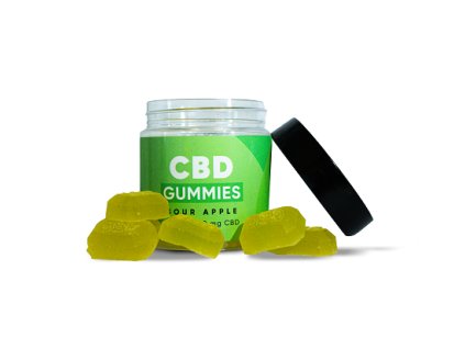 CBD Gummies jablko s gumiky 500pix