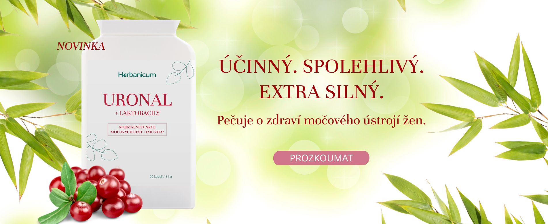 URONAL pro zdraví močových cest žen