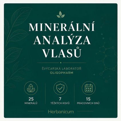 Minerální analýza vlasů