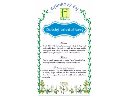 detský prieduškový čaj