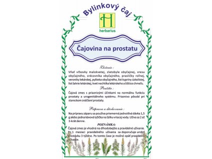 čajovina na prostatu