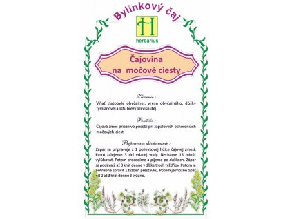 čajovina na močové cesty