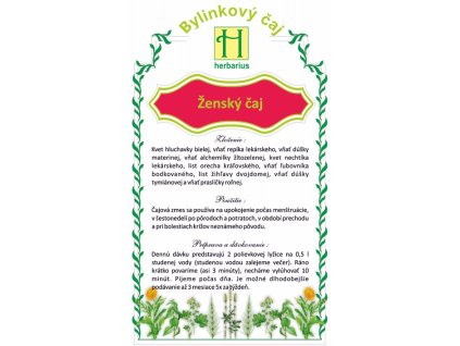 ženský čaj