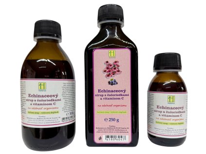 echinaceovy sirup s cucoriedkami