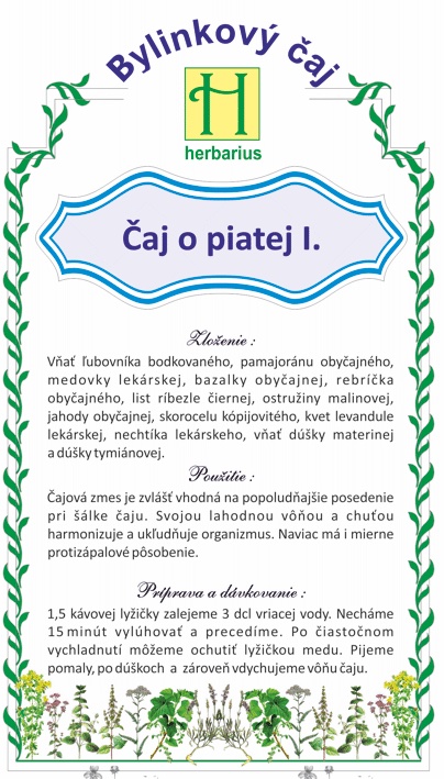 Čaj o piatej I., 40 g