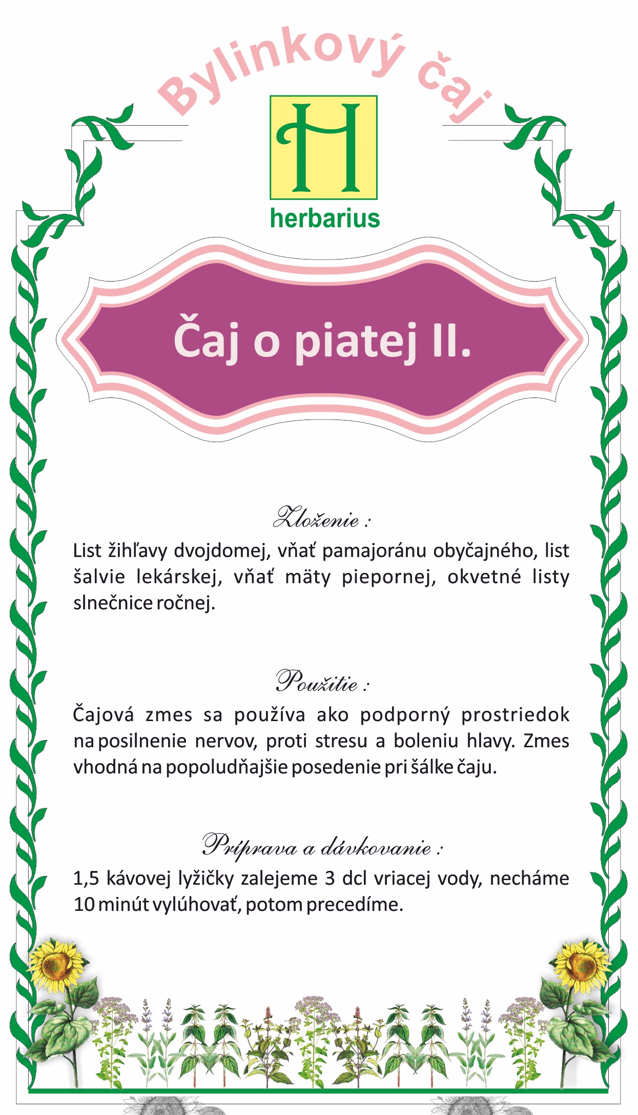 Čaj o piatej II., 40 g