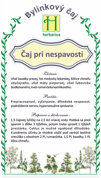 Čaj pri nespavosti, 40 g